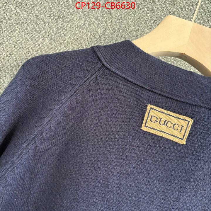 Clothing-Gucci online sales ID: CB6630 $: 129USD