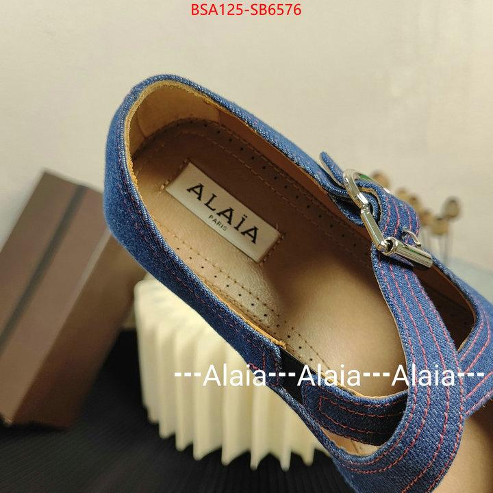 Women Shoes-ALAIA wholesale 2024 replica ID: SB6576 $: 125USD