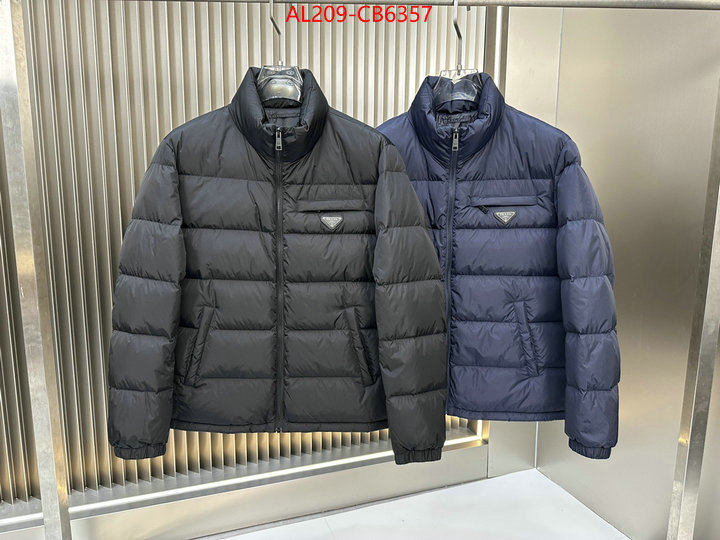 Down jacketMen-Prada can i buy replica ID: CB6357 $: 209USD