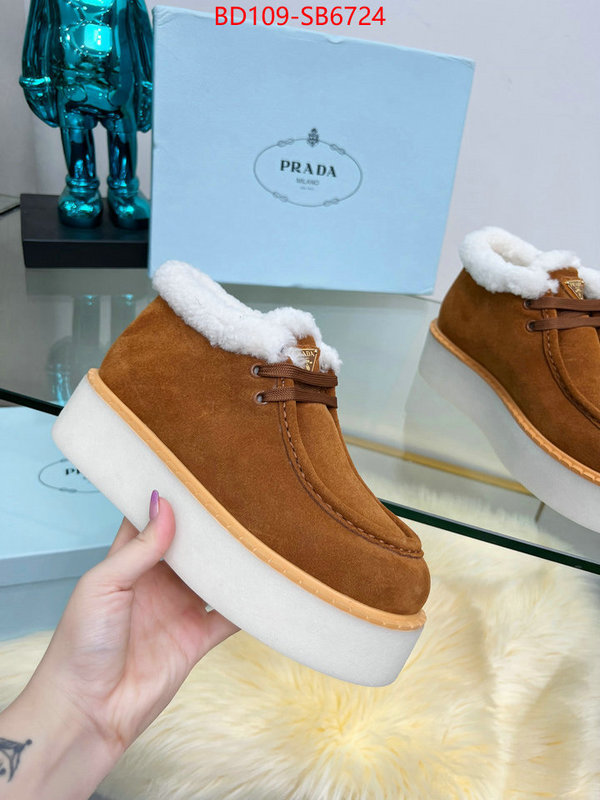 Women Shoes-Prada where quality designer replica ID: SB6724 $: 109USD