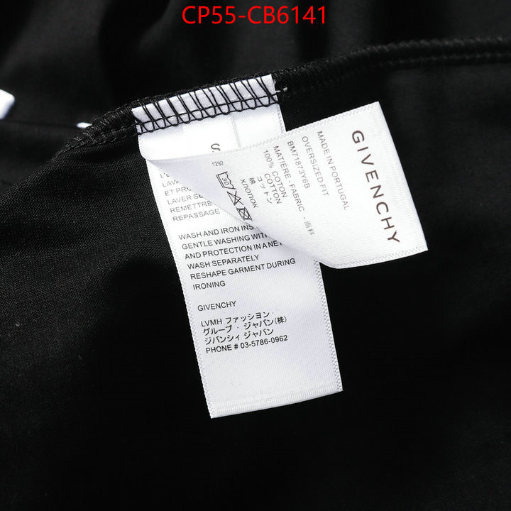 Clothing-Givenchy what 1:1 replica ID: CB6141 $: 55USD