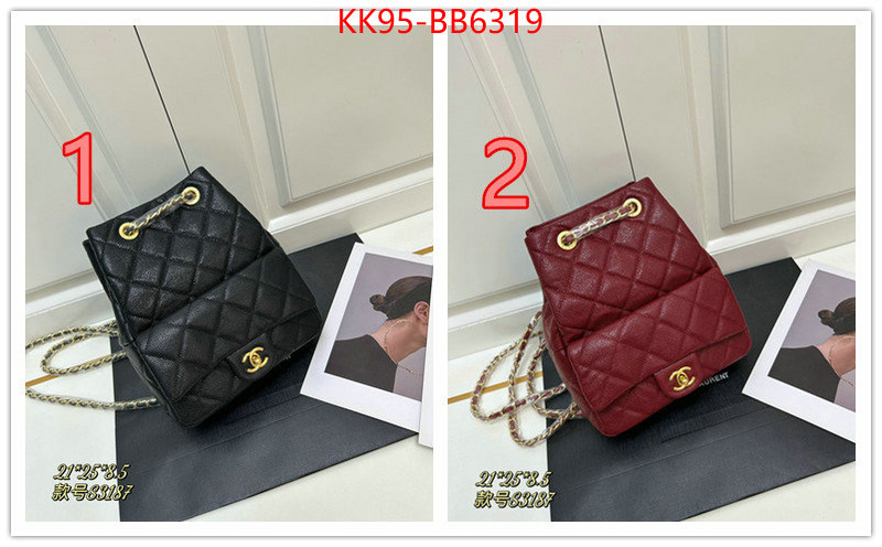 Chanel Bags(4A)-Backpack- counter quality ID: BB6319 $: 95USD,