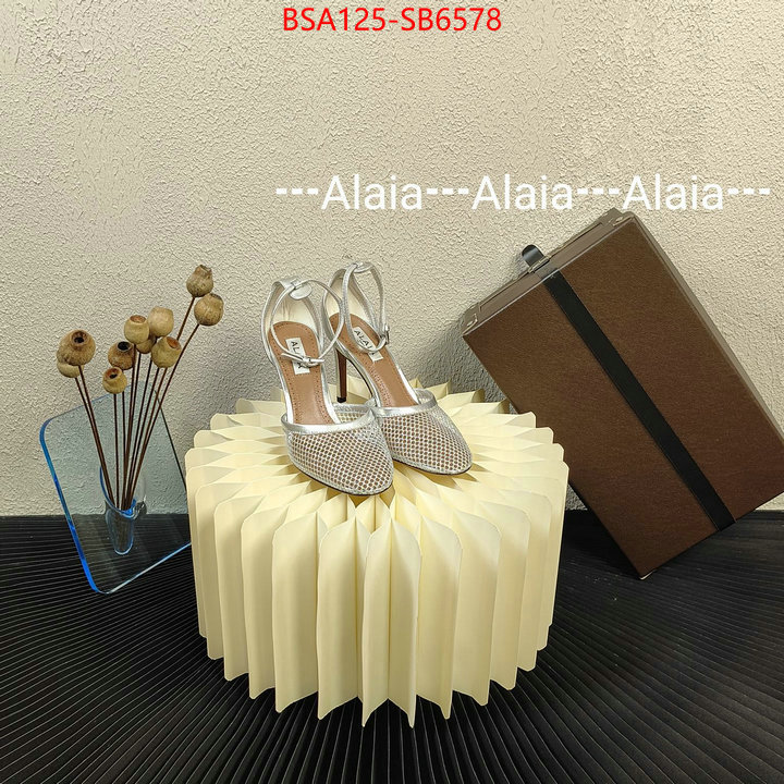 Women Shoes-ALAIA top 1:1 replica ID: SB6578 $: 125USD