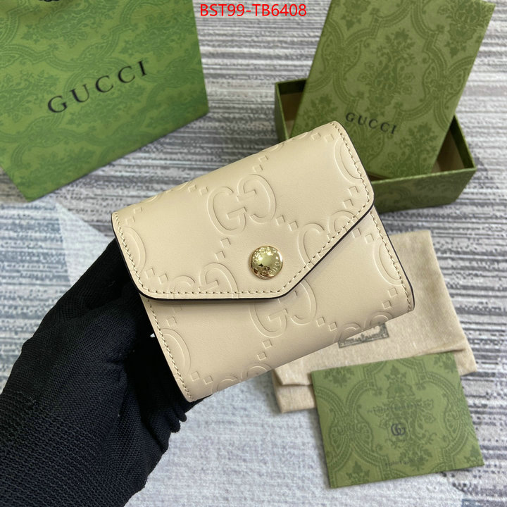 Gucci Bags(TOP)-Wallet- outlet sale store ID: TB6408 $: 99USD,