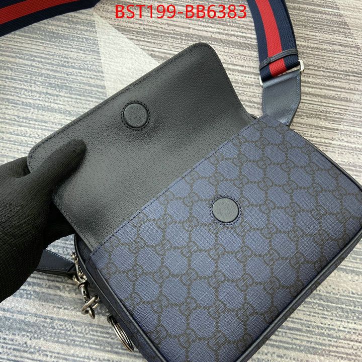 Gucci Bags(TOP)-Crossbody- the quality replica ID: BB6383 $: 199USD,