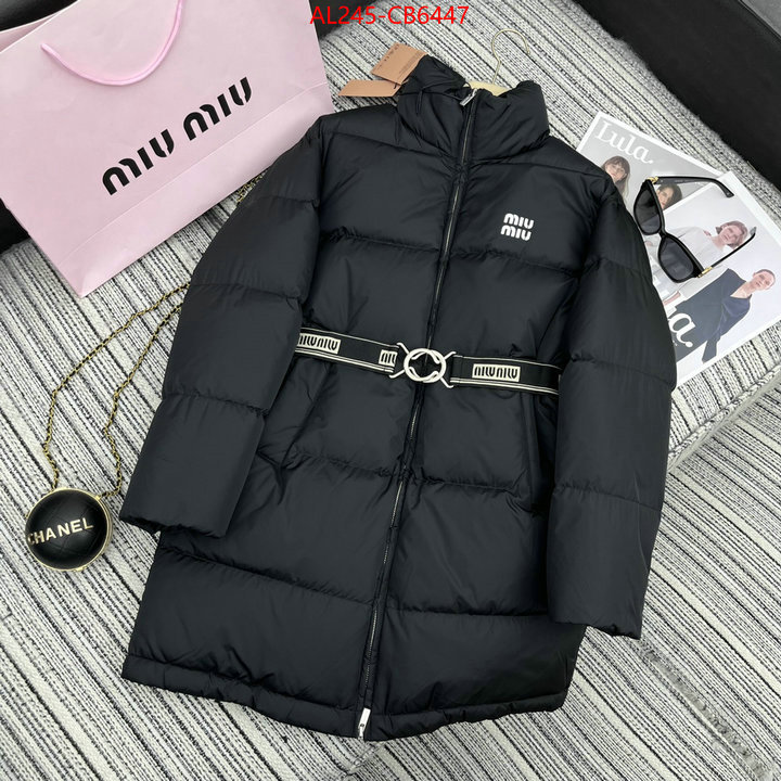 Down jacket Women-Miu Miu replica 2024 perfect luxury ID: CB6447 $: 245USD