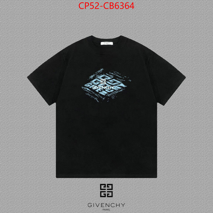 Clothing-Givenchy shop cheap high quality 1:1 replica ID: CB6364 $: 52USD