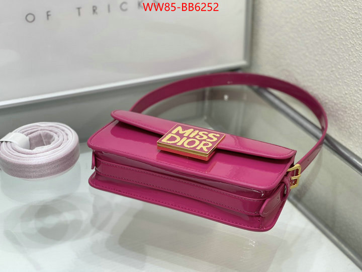 Dior Bags(4A)-Crossbody- designer wholesale replica ID: BB6252 $: 85USD,