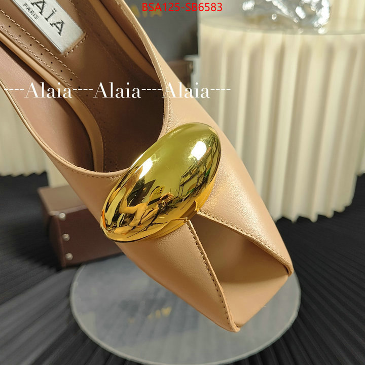 Women Shoes-ALAIA luxury 7 star replica ID: SB6583 $: 125USD