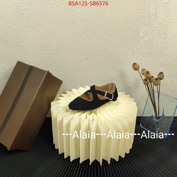 Women Shoes-ALAIA wholesale 2024 replica ID: SB6576 $: 125USD