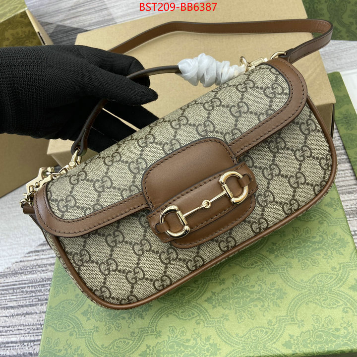 Gucci Bags(TOP)-Horsebit- designer high replica ID: BB6387 $: 209USD,