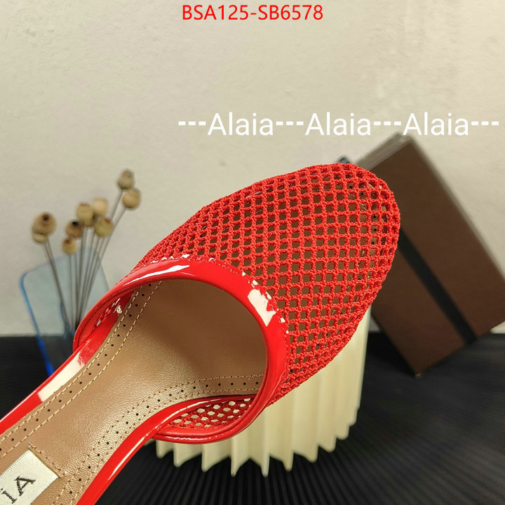 Women Shoes-ALAIA top 1:1 replica ID: SB6578 $: 125USD