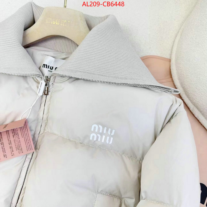 Down jacket Women-Miu Miu shop the best high quality ID: CB6448 $: 209USD