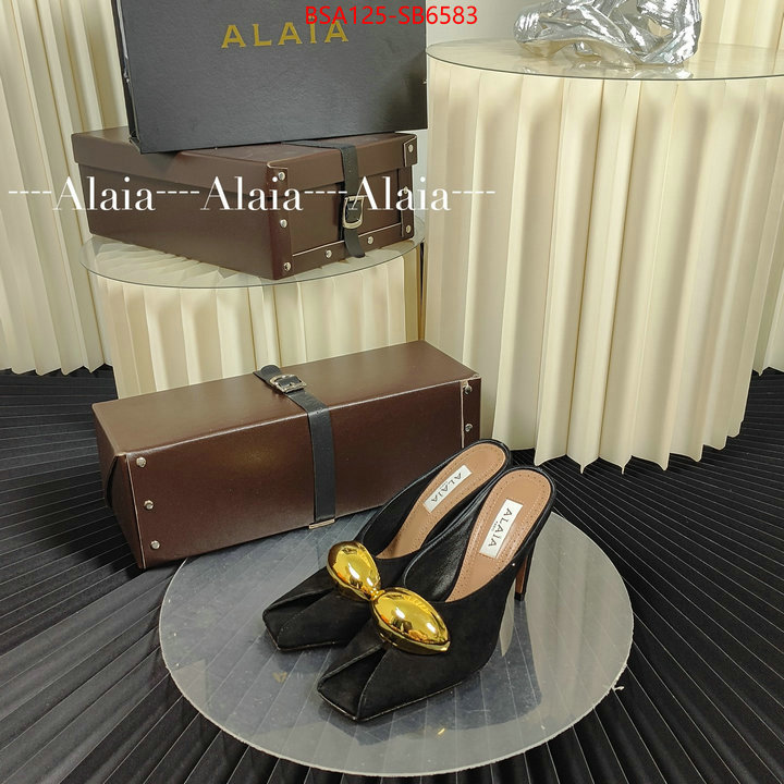 Women Shoes-ALAIA luxury 7 star replica ID: SB6583 $: 125USD