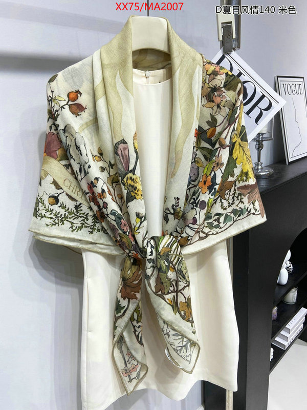 Scarf-Dior top brands like ID: MA2007 $: 75USD