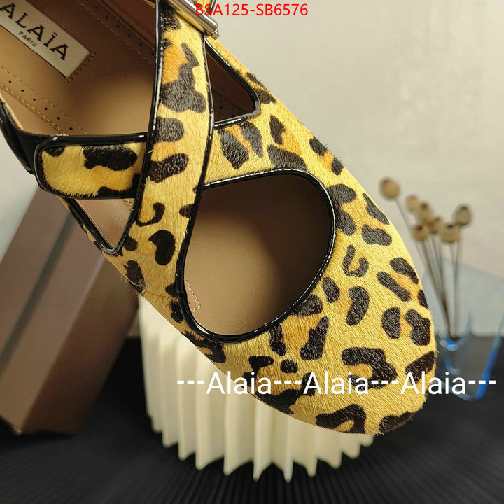 Women Shoes-ALAIA wholesale 2024 replica ID: SB6576 $: 125USD