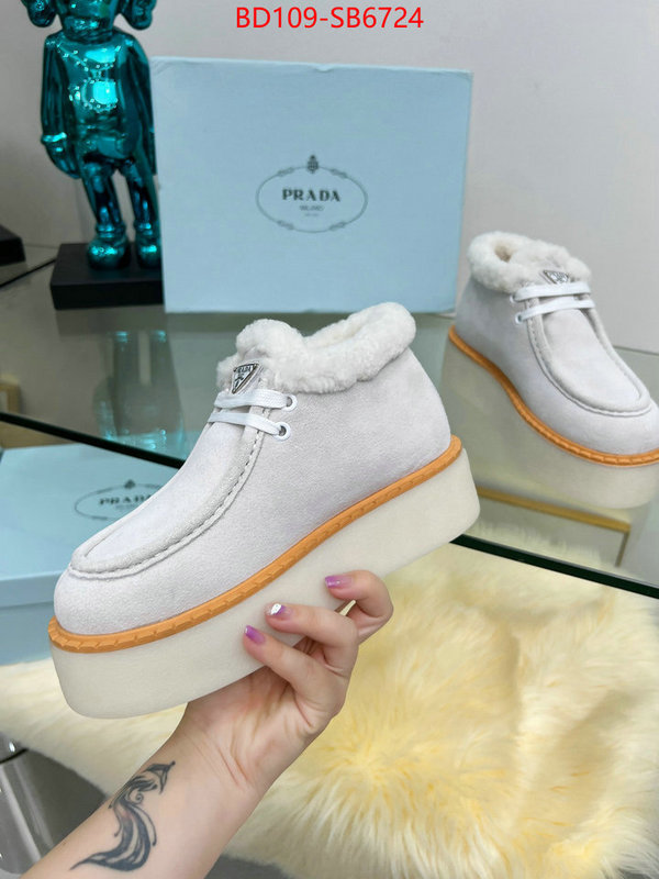 Women Shoes-Prada where quality designer replica ID: SB6724 $: 109USD