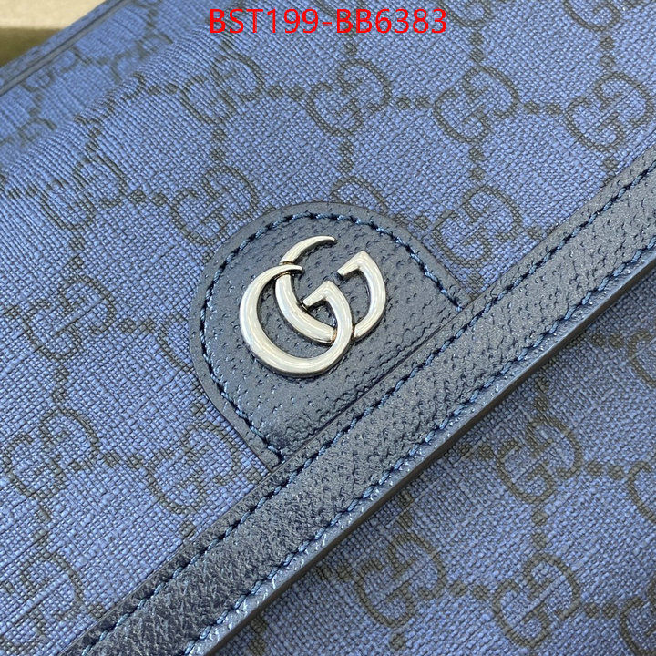 Gucci Bags(TOP)-Crossbody- the quality replica ID: BB6383 $: 199USD,