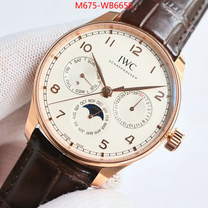 Watch(TOP)-IWC shop ID: WB6658 $: 675USD