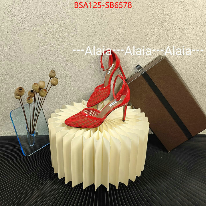 Women Shoes-ALAIA top 1:1 replica ID: SB6578 $: 125USD