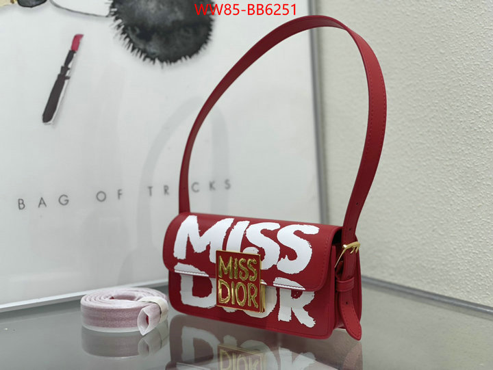 Dior Bags(4A)-Crossbody- buy cheap replica ID: BB6251 $: 85USD,