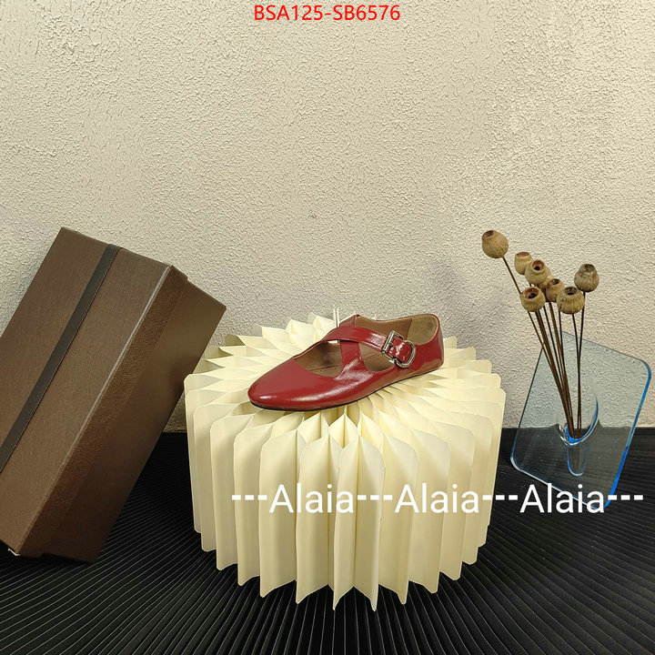 Women Shoes-ALAIA wholesale 2024 replica ID: SB6576 $: 125USD