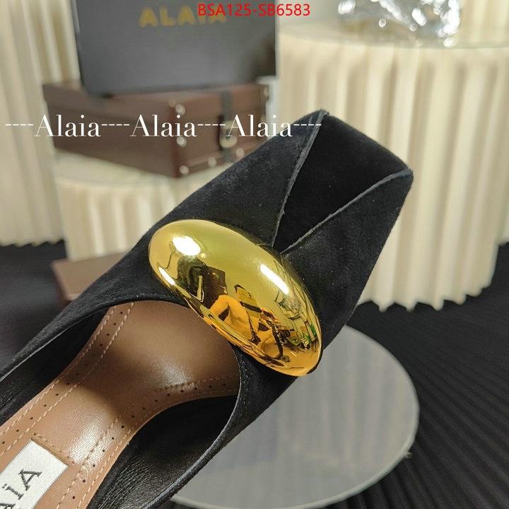 Women Shoes-ALAIA luxury 7 star replica ID: SB6583 $: 125USD