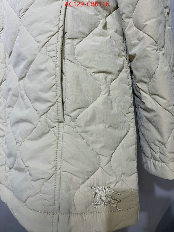 Down jacket Women-Burberry top fake designer ID: CB6116 $: 129USD