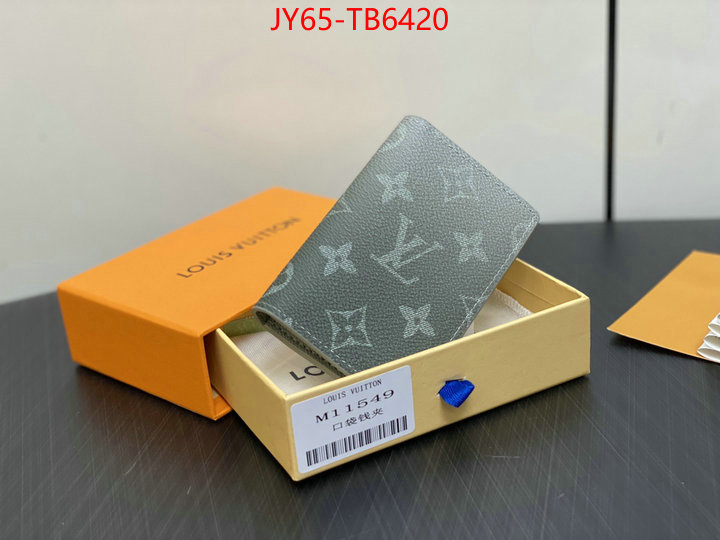 LV Bags(TOP)-Wallet replicas ID: TB6420 $: 65USD,