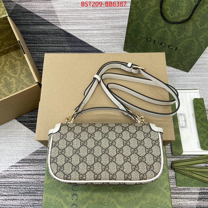 Gucci Bags(TOP)-Horsebit- designer high replica ID: BB6387 $: 209USD,