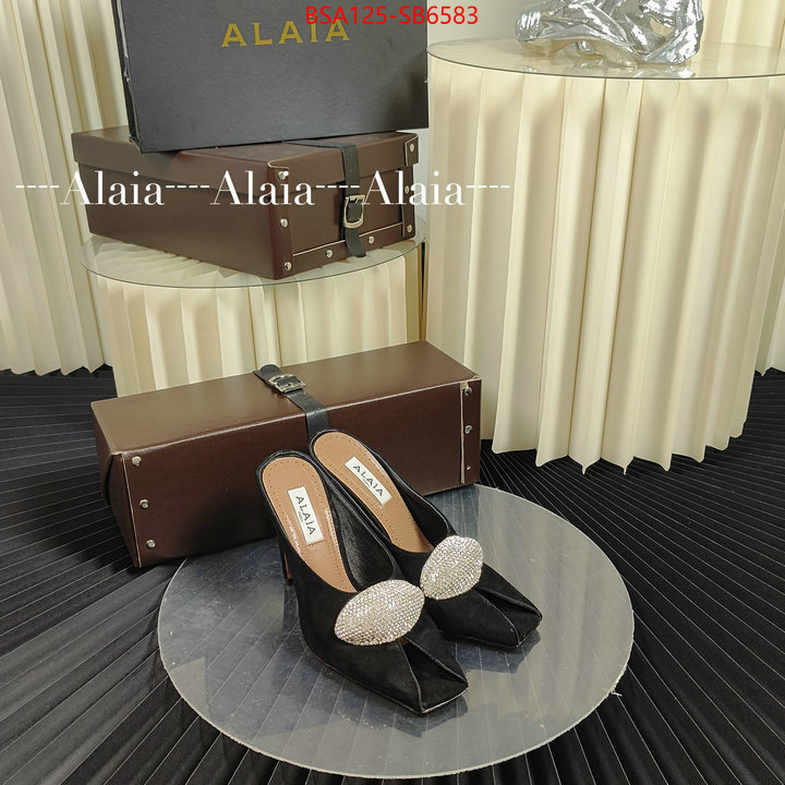 Women Shoes-ALAIA luxury 7 star replica ID: SB6583 $: 125USD