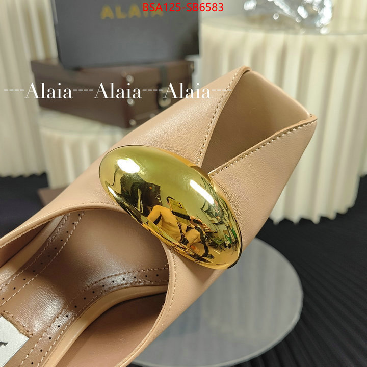 Women Shoes-ALAIA luxury 7 star replica ID: SB6583 $: 125USD