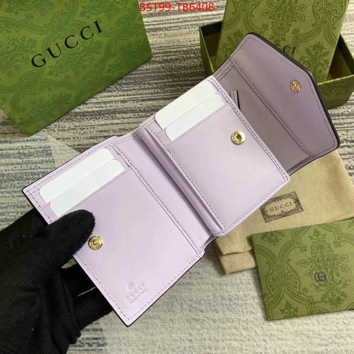 Gucci Bags(TOP)-Wallet- outlet sale store ID: TB6408 $: 99USD,