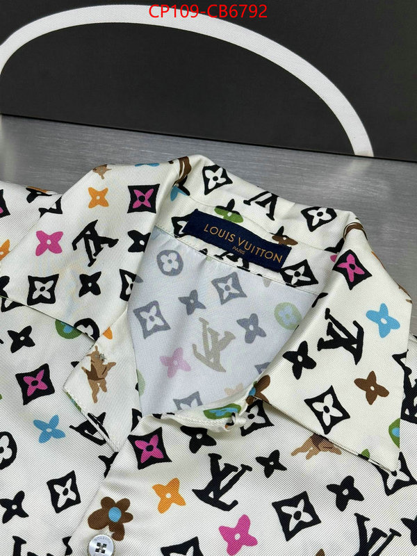 Clothing-LV fake high quality ID: CB6792 $: 109USD