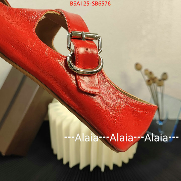 Women Shoes-ALAIA wholesale 2024 replica ID: SB6576 $: 125USD