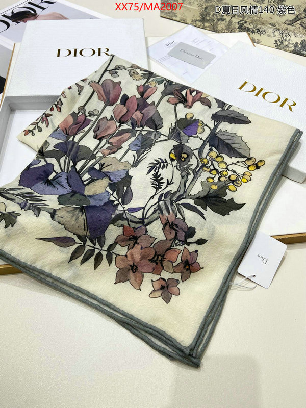 Scarf-Dior top brands like ID: MA2007 $: 75USD