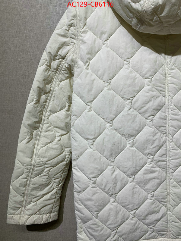 Down jacket Women-Burberry top fake designer ID: CB6116 $: 129USD