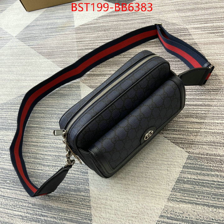 Gucci Bags(TOP)-Crossbody- the quality replica ID: BB6383 $: 199USD,