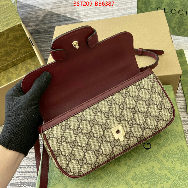 Gucci Bags(TOP)-Horsebit- designer high replica ID: BB6387 $: 209USD,