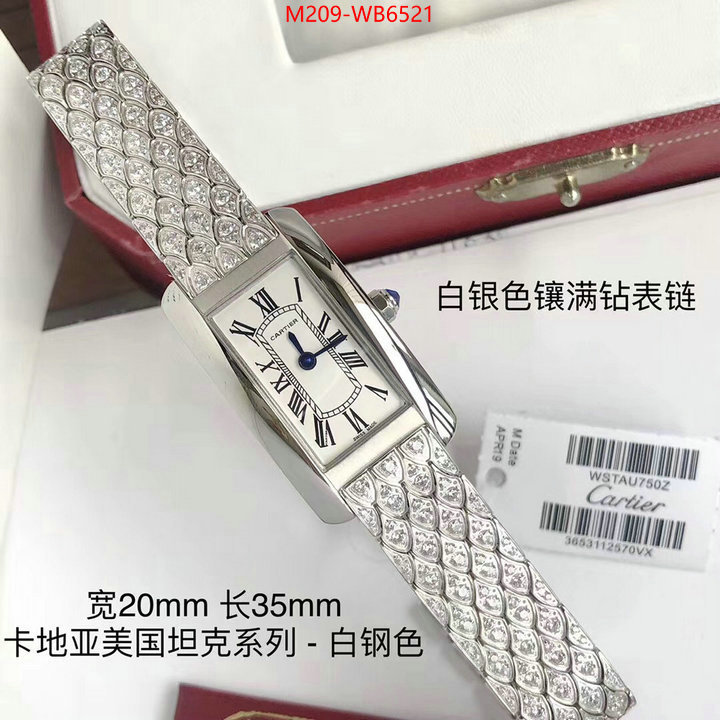 Watch(TOP)-Cartier fake cheap best online ID: WB6521 $: 209USD