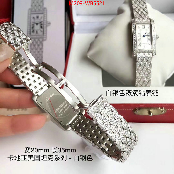 Watch(TOP)-Cartier fake cheap best online ID: WB6521 $: 209USD