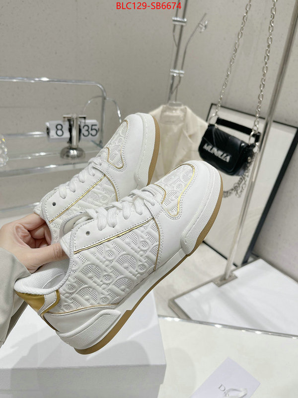 Women Shoes-Dior buy best quality replica ID: SB6674 $: 129USD