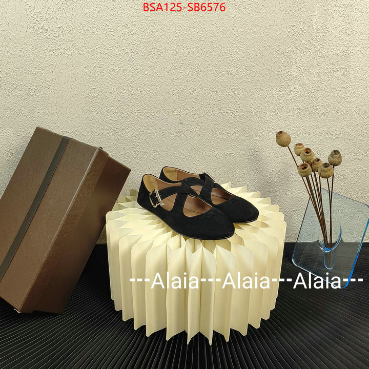 Women Shoes-ALAIA wholesale 2024 replica ID: SB6576 $: 125USD