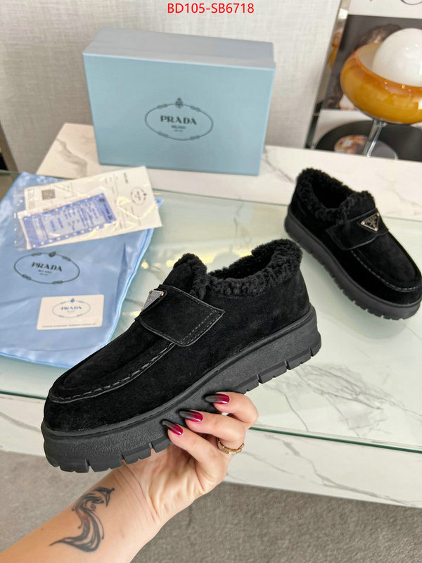 Women Shoes-Prada top designer replica ID: SB6718 $: 105USD