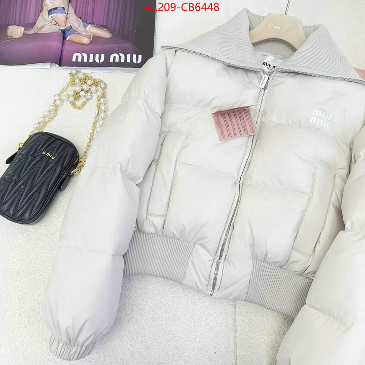 Down jacket Women-Miu Miu shop the best high quality ID: CB6448 $: 209USD