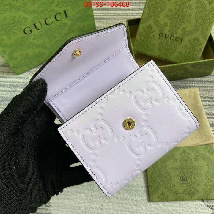 Gucci Bags(TOP)-Wallet- outlet sale store ID: TB6408 $: 99USD,