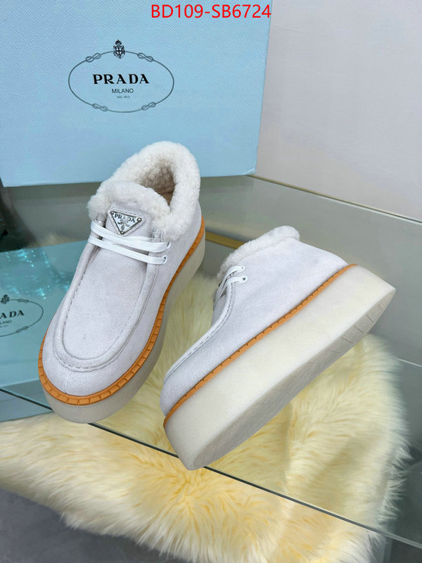 Women Shoes-Prada where quality designer replica ID: SB6724 $: 109USD