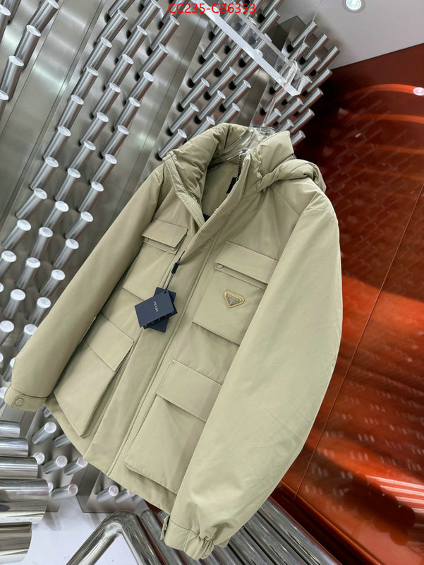 Down jacketMen-Prada shop cheap high quality 1:1 replica ID: CB6353 $: 235USD