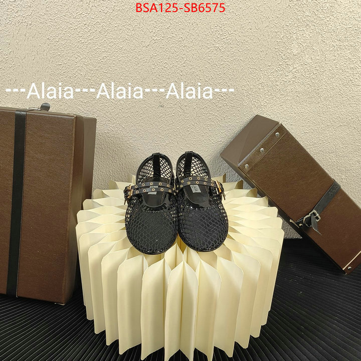 Women Shoes-ALAIA buy cheap ID: SB6575 $: 125USD