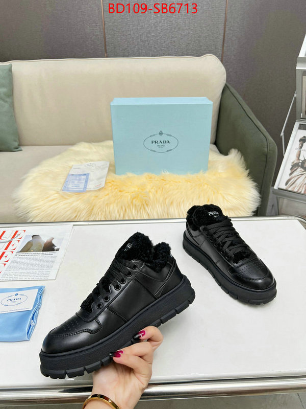 Women Shoes-Prada new designer replica ID: SB6713 $: 109USD